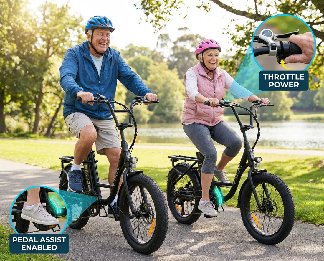 Electric Bike with Throttle and Pedal Assist