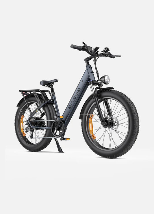 White Smoke ENGWE E26 250W 140 km Max Speed 25 km/h Dual Suspension All-Terrain E-bike