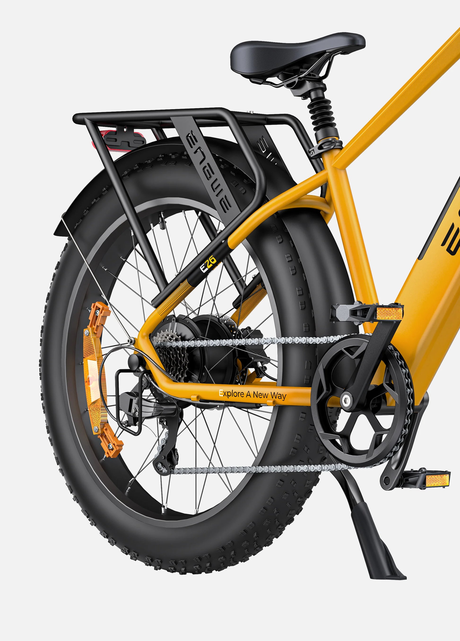 White Smoke ENGWE E26 250W 140 km Max Speed 25 km/h Dual Suspension All-Terrain E-bike