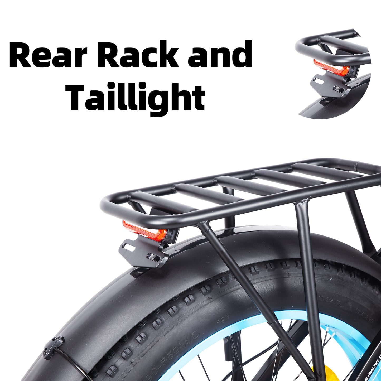 Dark Slate Gray KETELES K800P  Dual Motor Mountain E-Bike 48V 23Ah 26"x4.0" Fat Tire E-bike
