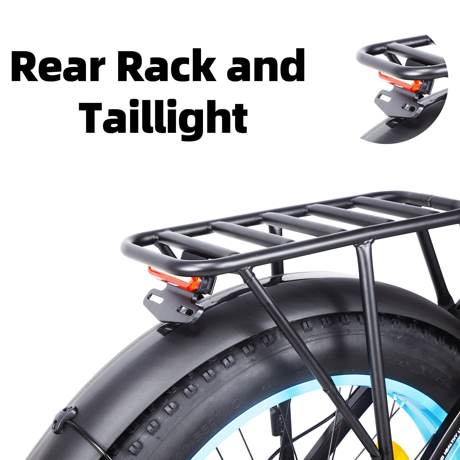 Dark Slate Gray KETELES K800P  Dual Motor Mountain E-Bike 48V 23Ah 26"x4.0" Fat Tire E-bike