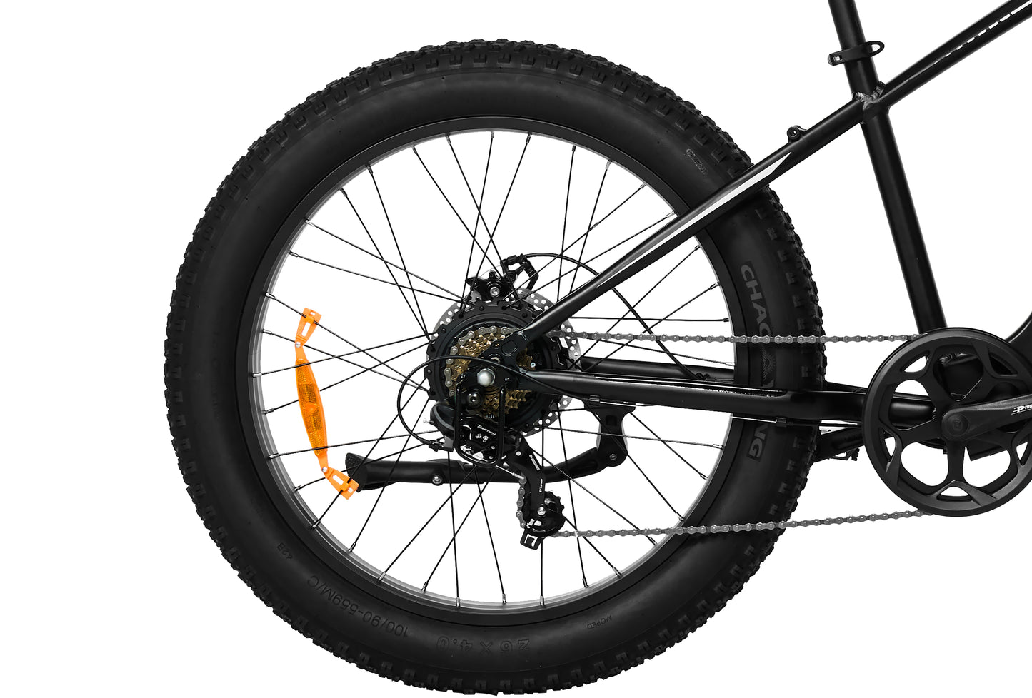 Black Electric Bike Space1 48V 500W