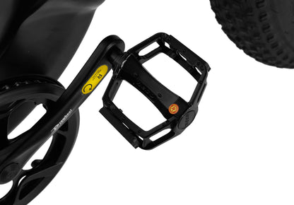 Black Electric Bike Space1 48V 500W