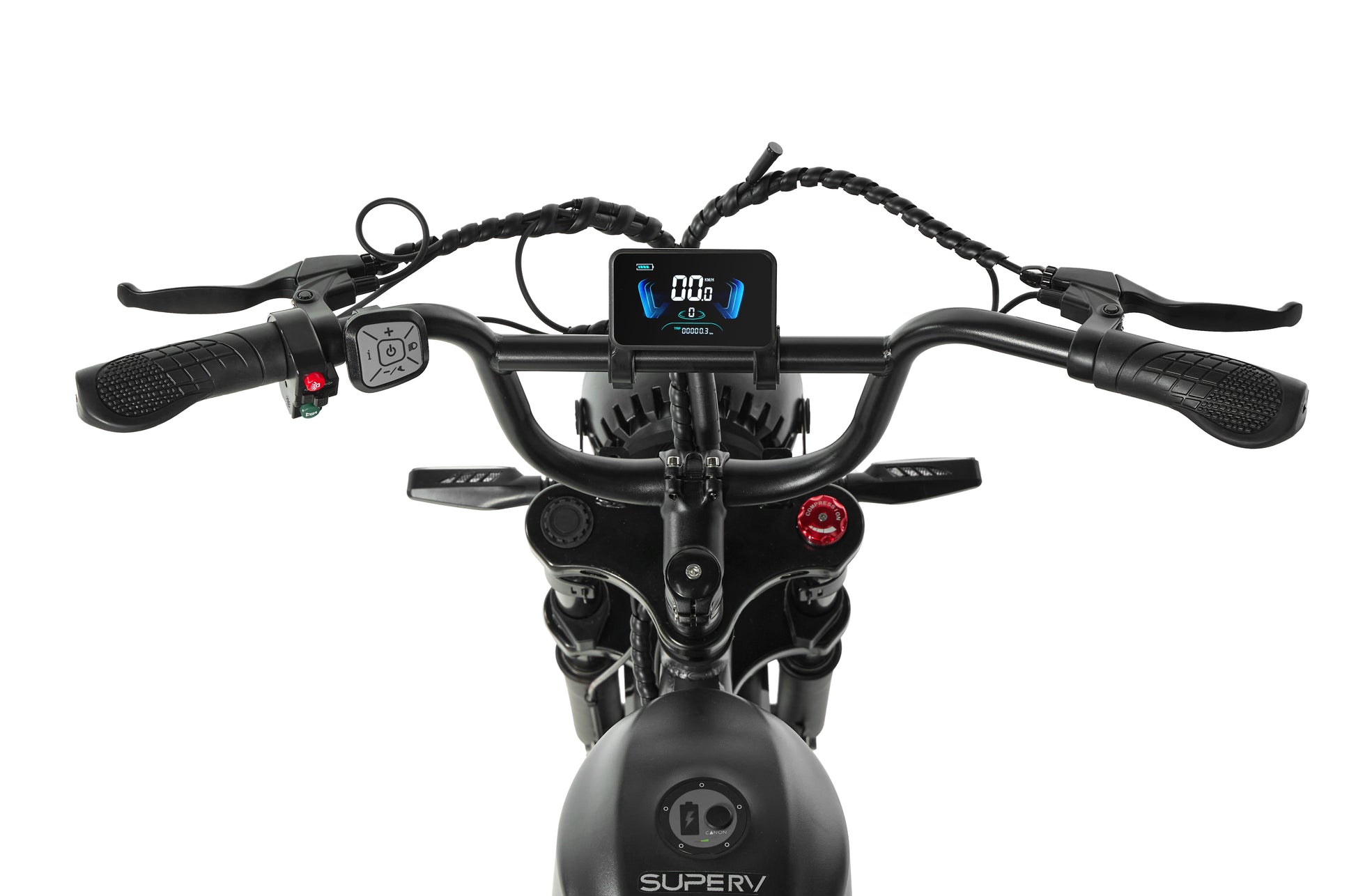 Dark Slate Gray Electric Bike - Super V