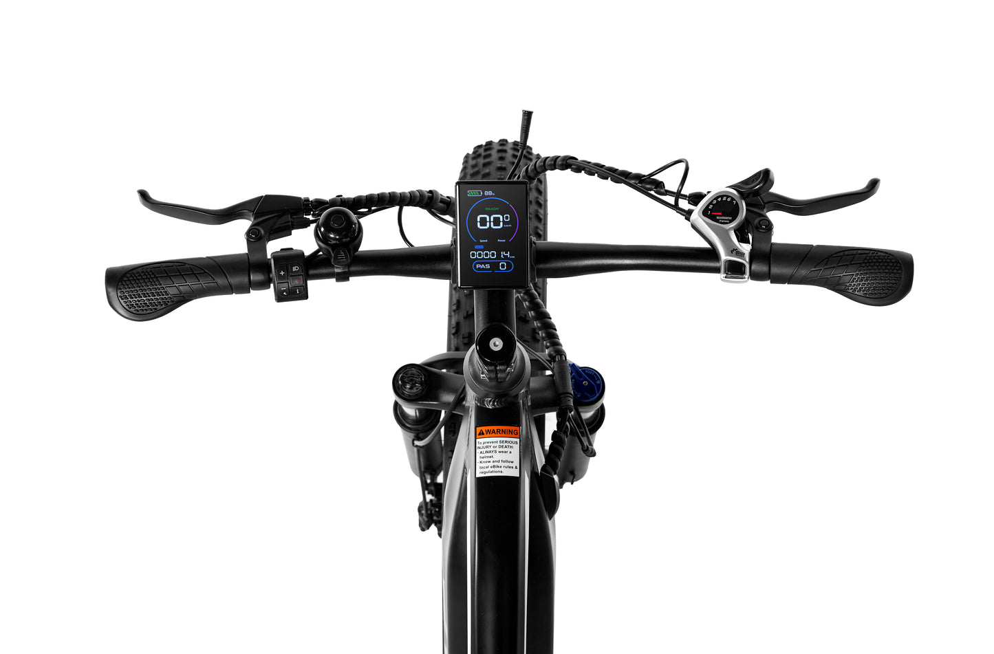 Black Electric Bike Space1 48V 500W