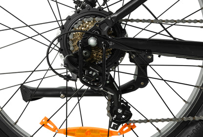 Black Electric Bike Space1 48V 500W