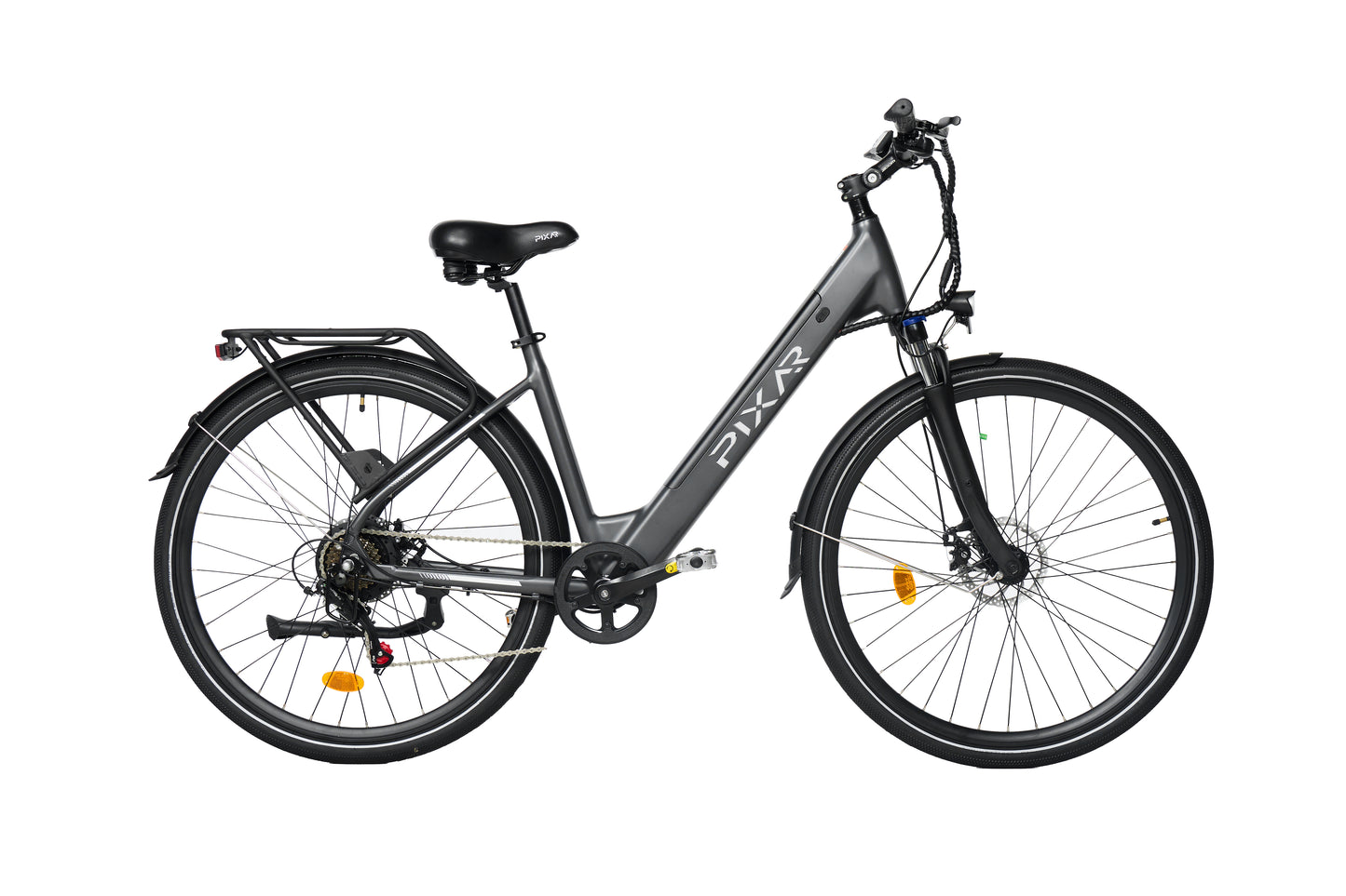 Dark Slate Gray Electric Bike Pixal City 36V250W Bike