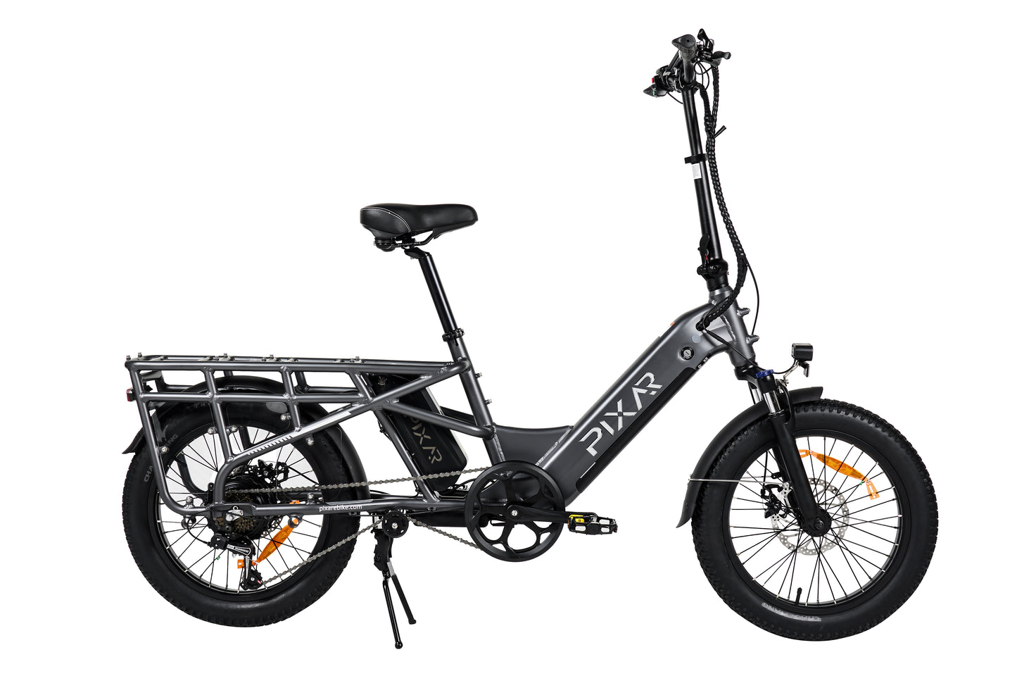 Black Electric Bike Plus 7 - 20.4AH