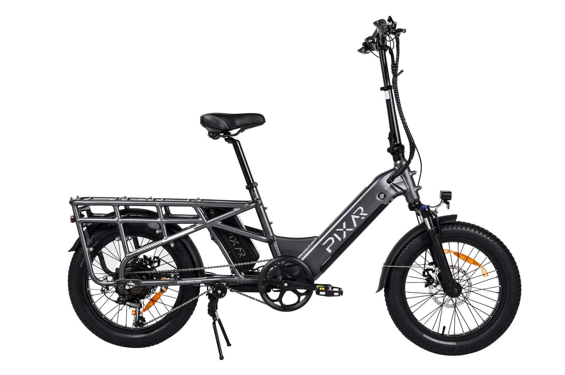 Black Electric Bike Plus 7 - 20.4AH