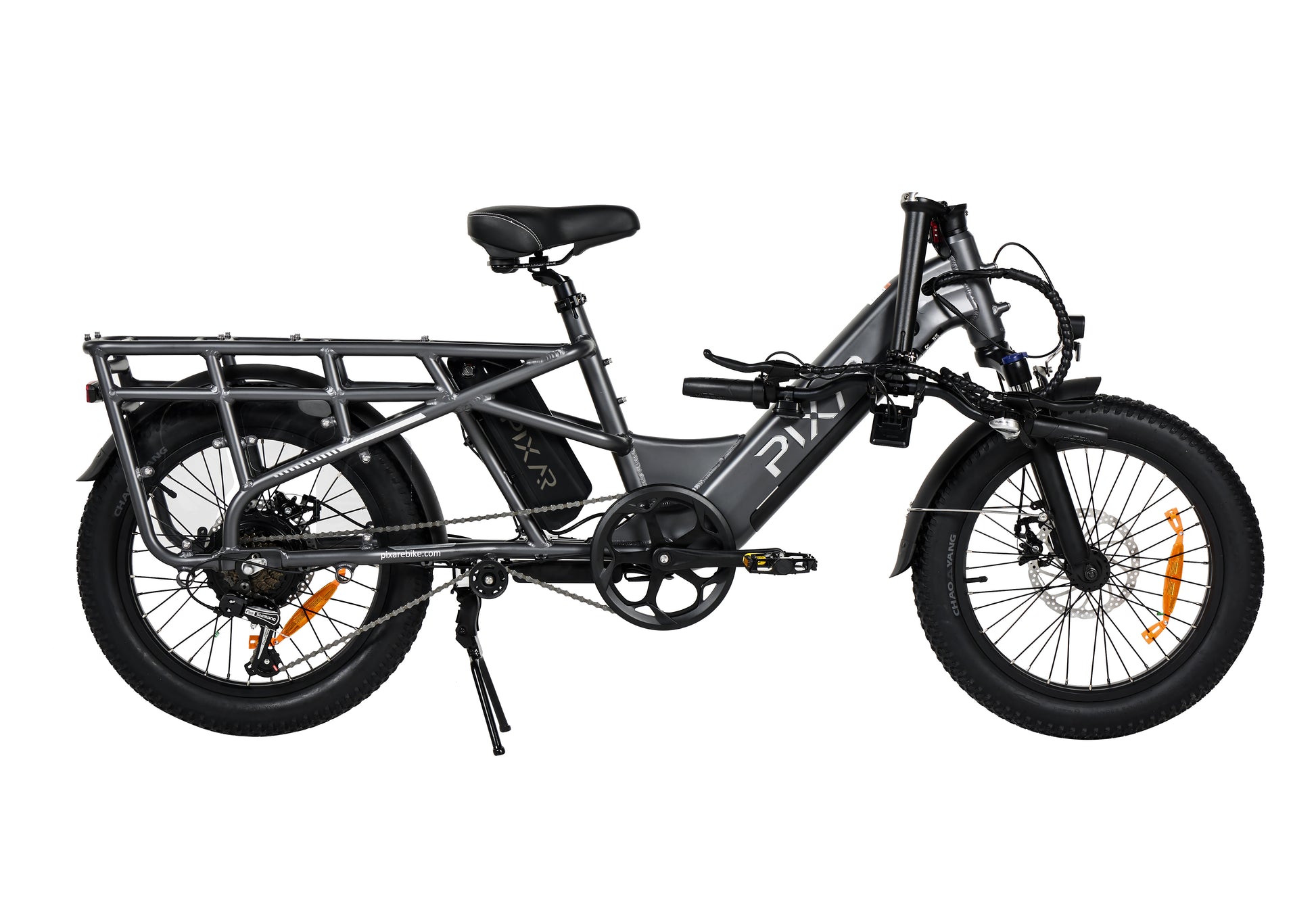 Black Electric Bike Plus 7 - 20.4AH