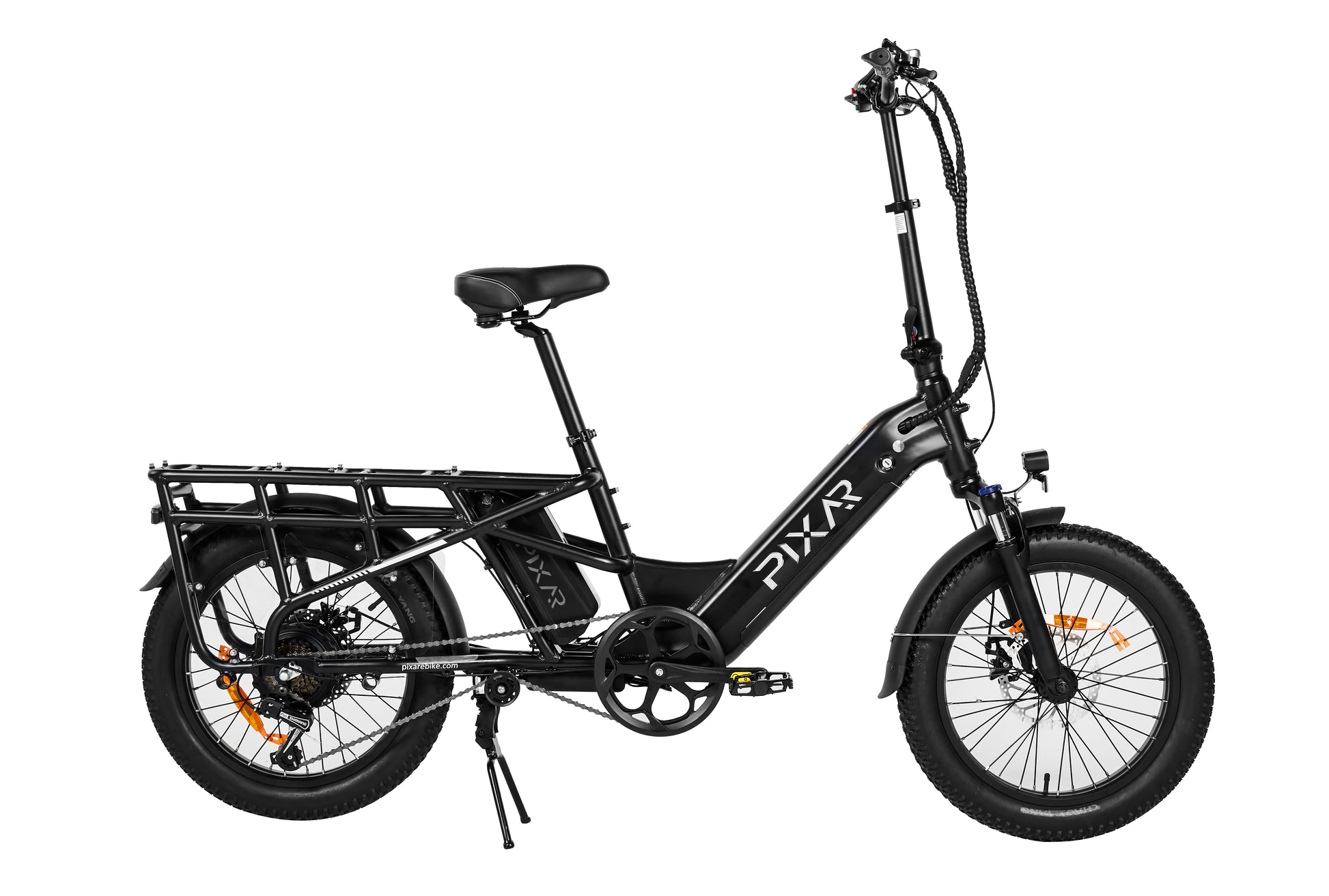 Black Electric Bike Plus 7 - 20.4AH