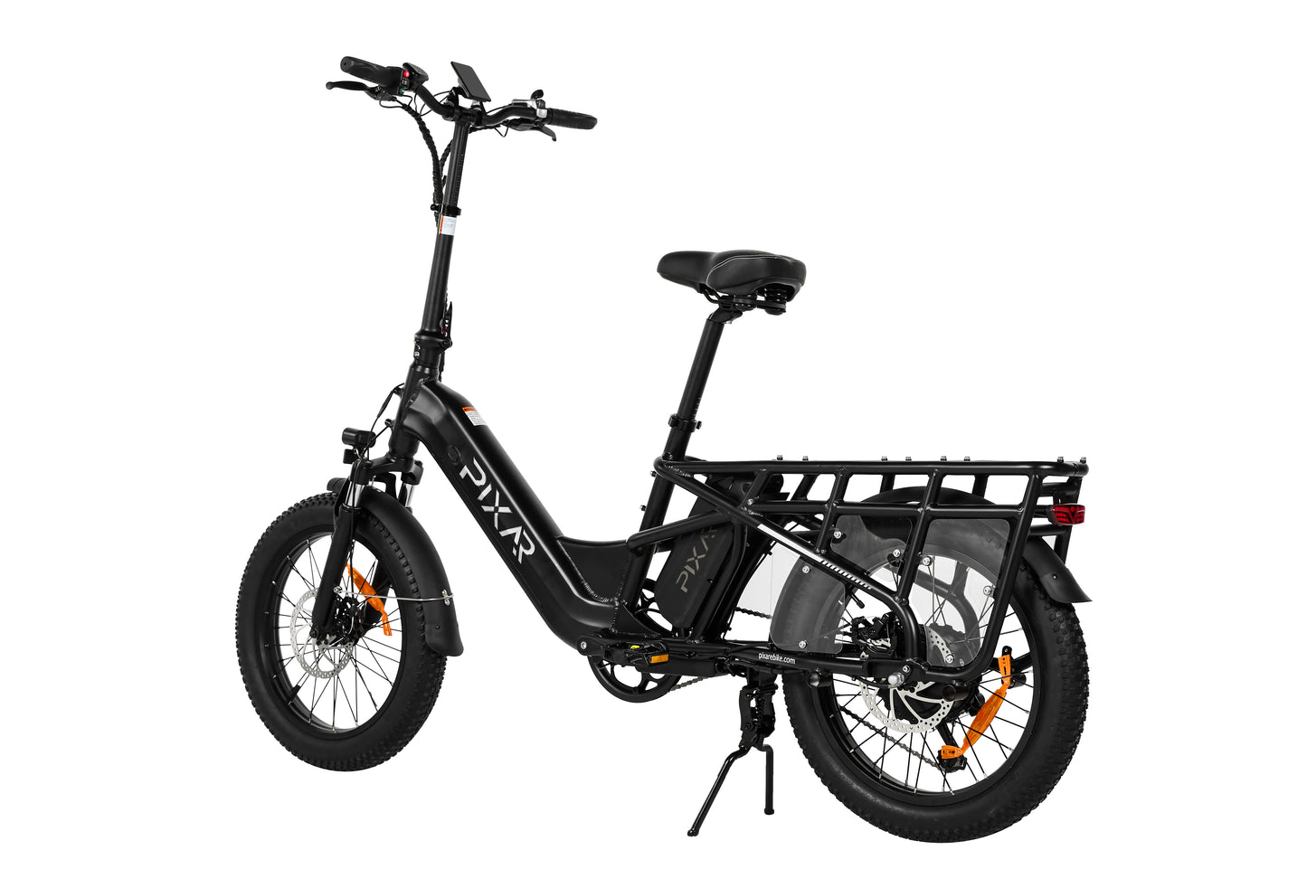 Black Electric Bike Plus 7 - 20.4AH