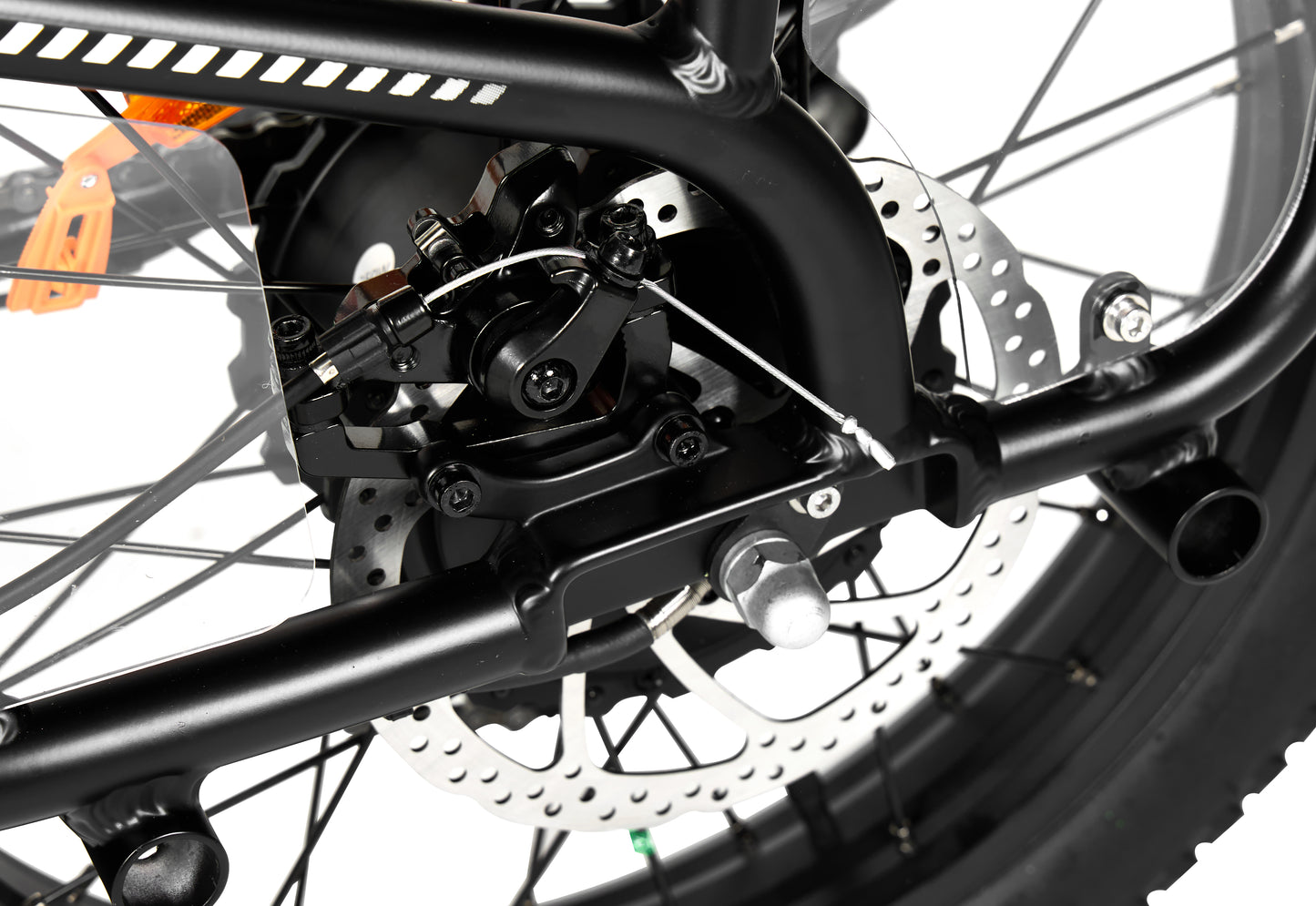 Black Electric Bike Plus 7 - 20.4AH