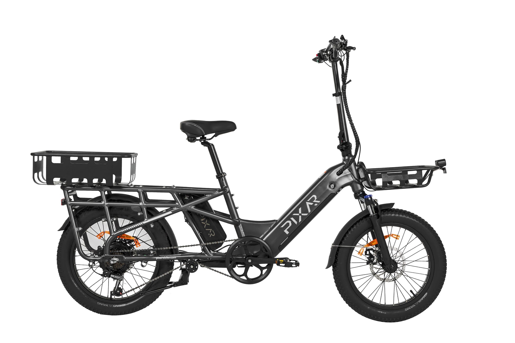 Dark Slate Gray Electric Bike Plus 7 - 20.4AH