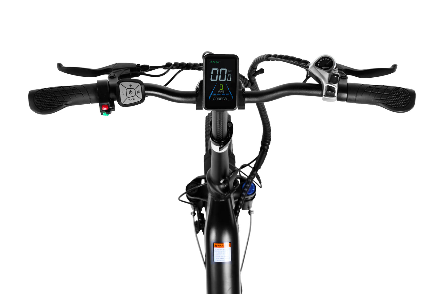 Black Electric Bike Plus 7 - 20.4AH
