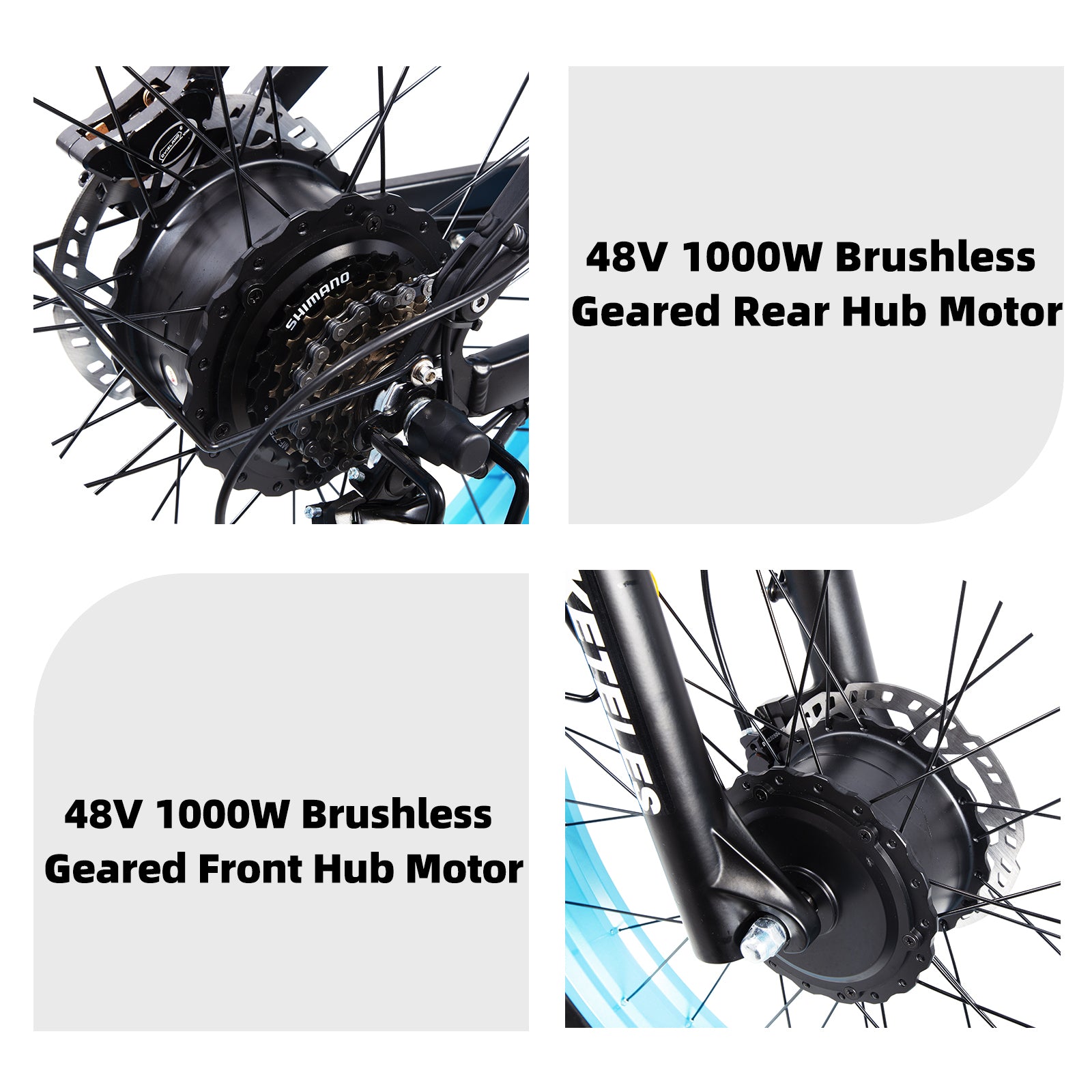 Lavender KETELES K800P  Dual Motor Mountain E-Bike 48V 23Ah 26"x4.0" Fat Tire E-bike