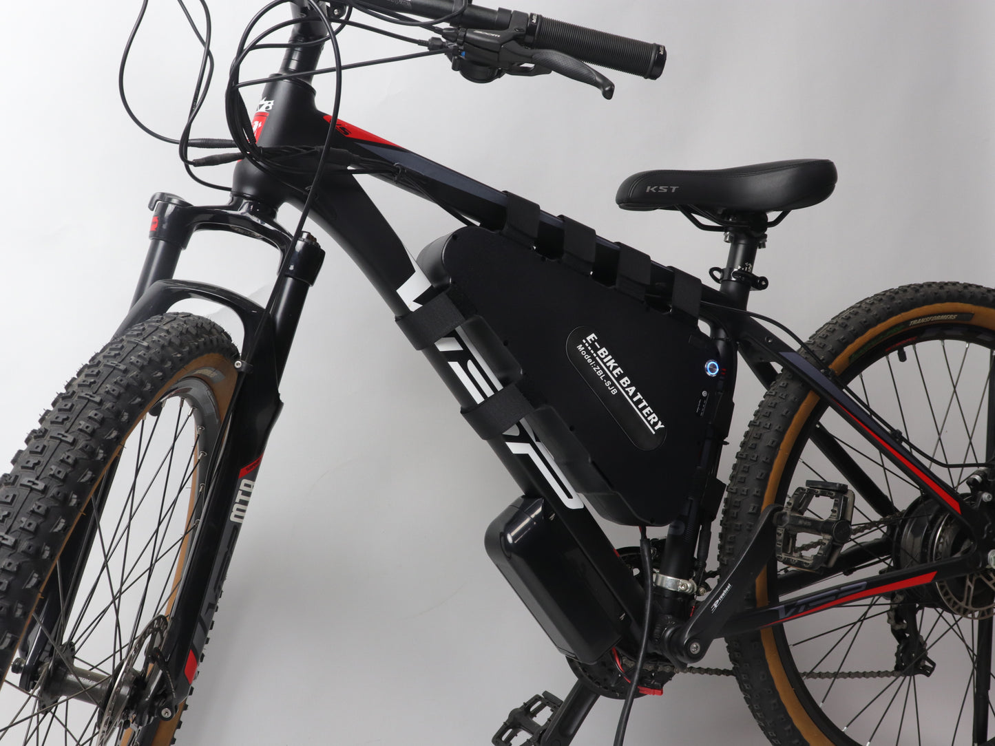 Gray Electric Bike Triangle battery 52V 28Ah battery New Model