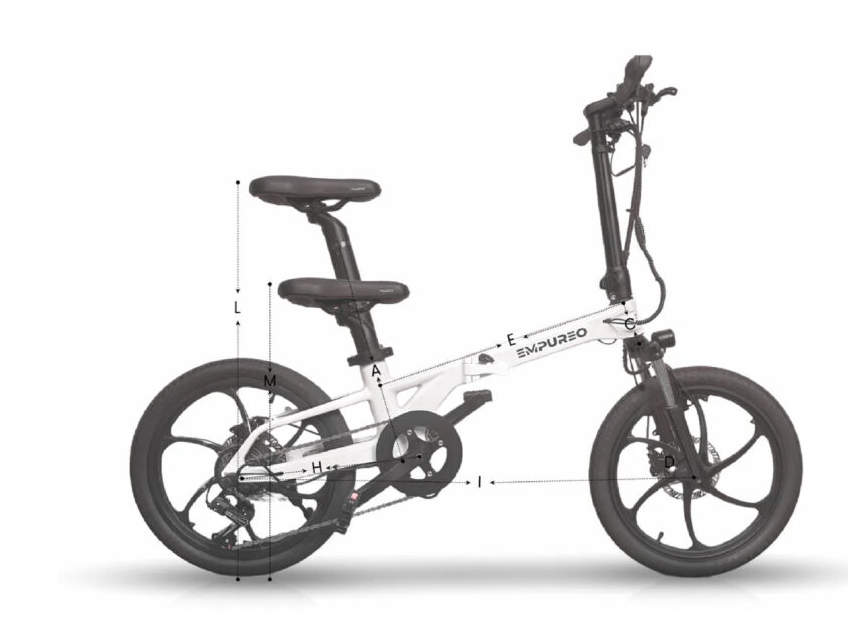 20″ Empureo Electric Folding Bike | Lightweight & Functional