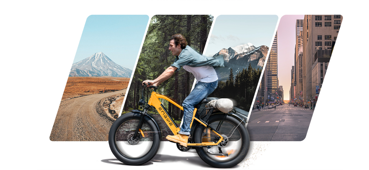 Dark Slate Gray ENGWE E26 250W 140 km Max Speed 25 km/h Dual Suspension All-Terrain E-bike