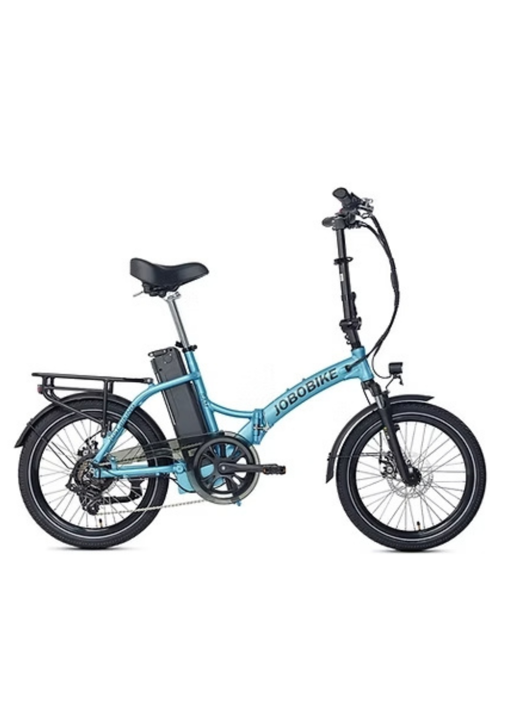 Dark Slate Gray Jobobike Sam: Folding Lightweight E-Bike