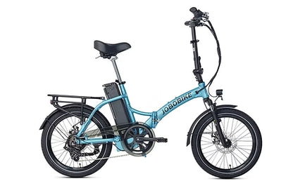 Dark Slate Gray Jobobike Sam: Folding Lightweight E-Bike