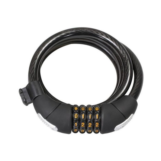 Serfas 6m x 12mm Coiled Cable Lock | Secure & Flexible